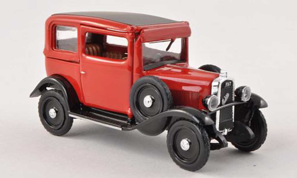 Fiat 508 1/43 Rio Balilla rosso/nero 1932 modellino in miniatura