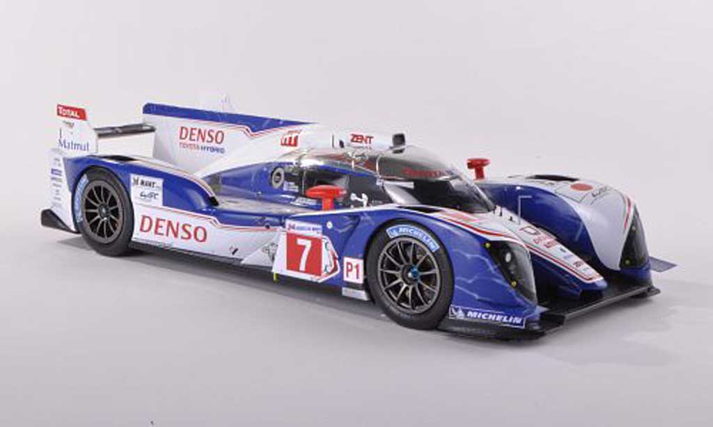 Toyota TS030 1/43 Spark hybride No.7 Dense 24h Le Mans 2012A.Wurz/N.Lapierre/K.Nakajima modellino in miniatura