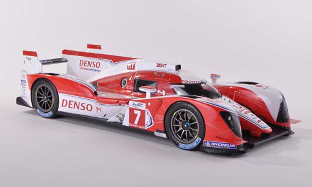 Toyota TS030 1/43 Spark hybride No.7 Dense presentation Spa 2012 modellino in miniatura