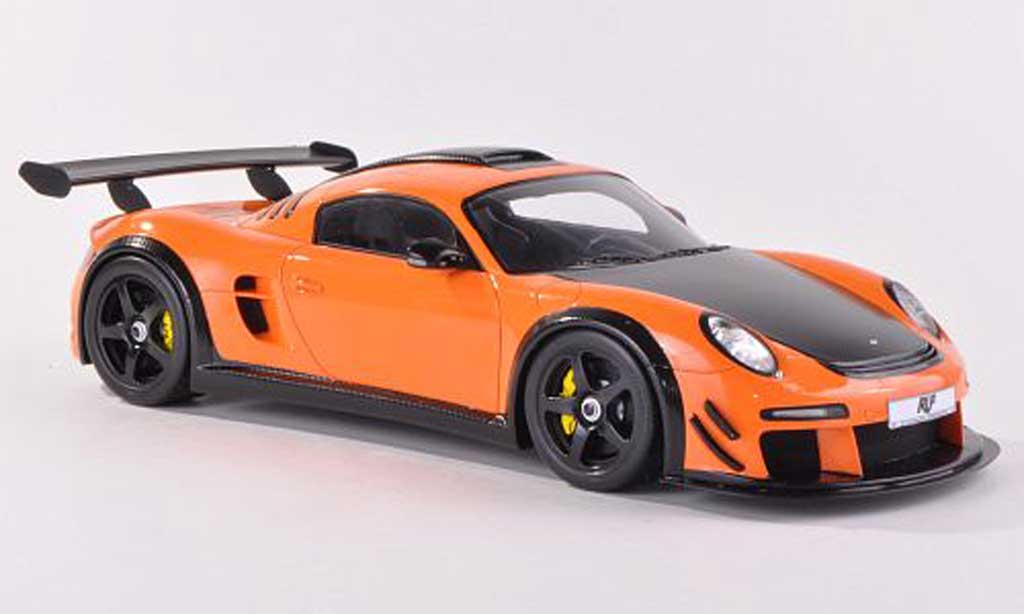 Ruf CTR 3 1/18 Spark 3 Evo orange/carbon 2012 modellino in miniatura