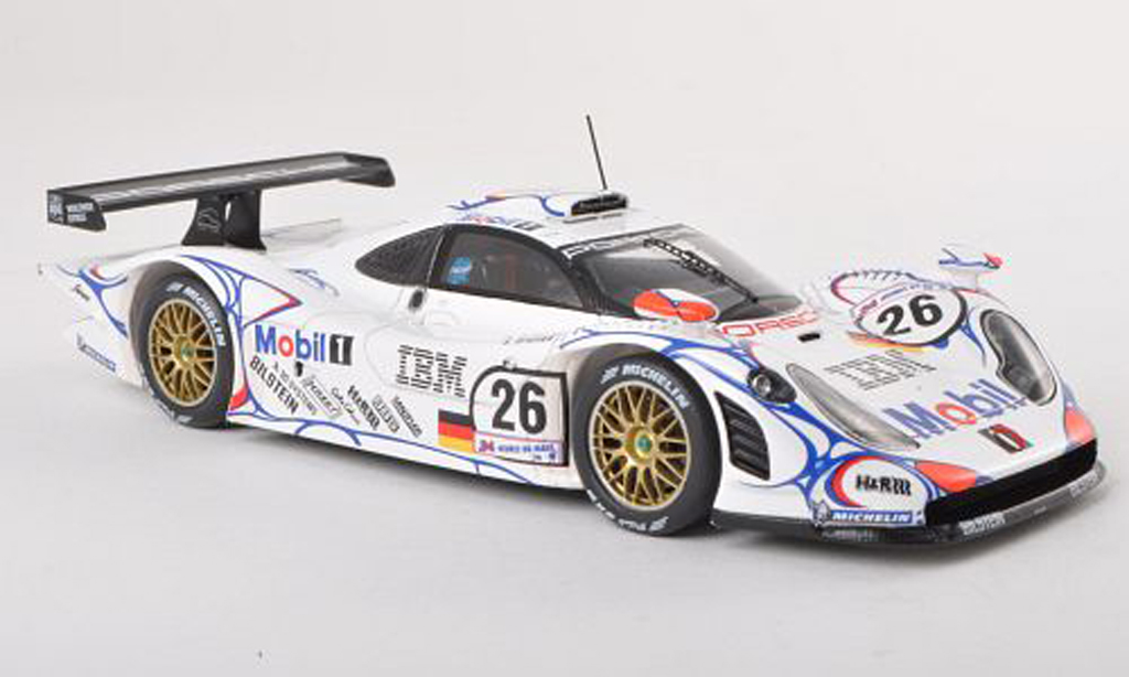 Porsche 993 GT1 1/43 Spark GT1 No.26 Mobil 24h Le Mans 1998 A.McNish/L.Aiello/S.Ortelli modellino in miniatura
