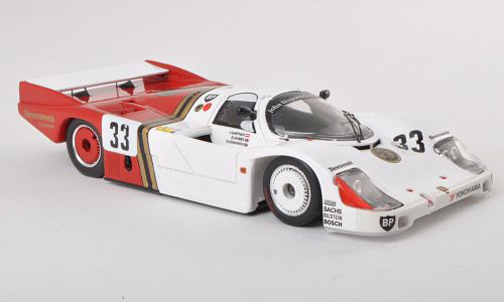 Porsche 956 1985 1/43 Spark 1985 No.33 American 100's 24h Le Mans J.Gartner/grigio.Hobbs/G.Edwards modellino in miniatura