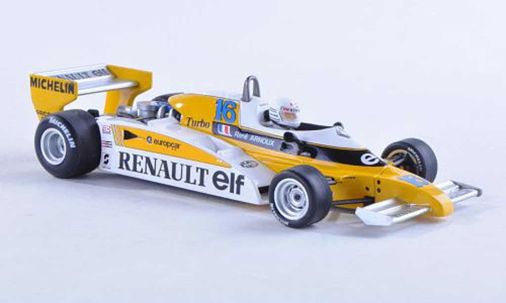 Renault F1 1981 1/43 Spark 1981 RE20 B No.16 GP Argentine R.Arnoux modellino in miniatura