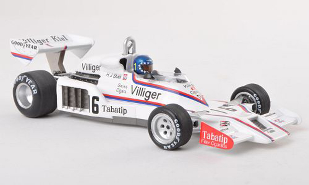Shadow DN8 1978 1/43 Spark 1978 No.16 Villiger-Kiel GP Brazilien H.Stuck modellino in miniatura