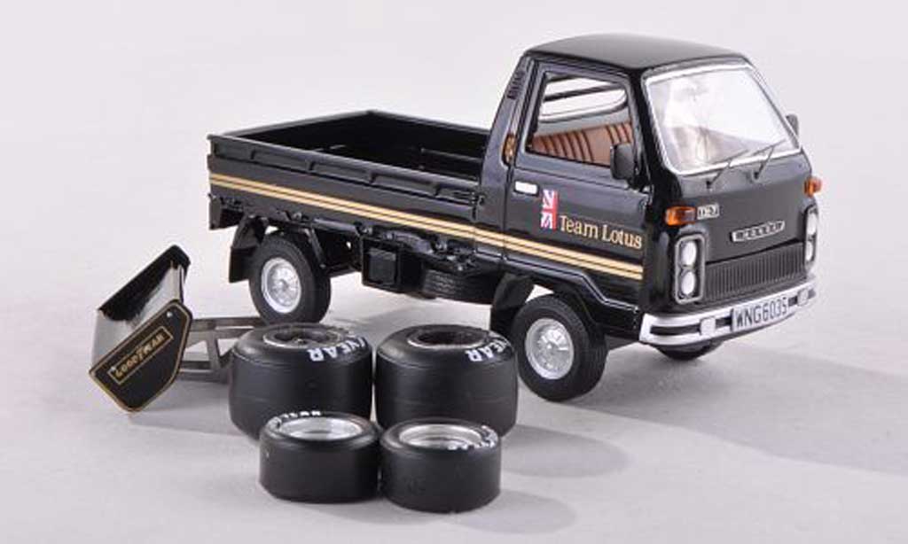 Honda N360 1/43 Spark Classic Team Lotus nero RHD modellino in miniatura
