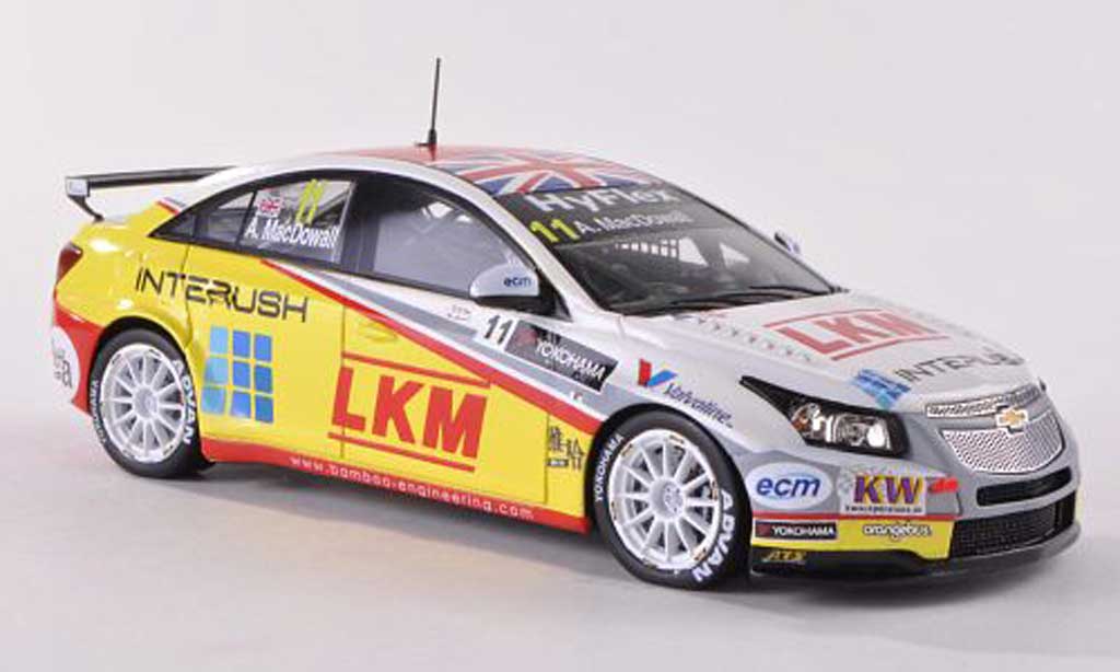 Chevrolet Cruze 2012 1/43 Spark 2012 1.6T No.11 LKM A.Macdowall WTCC Macau modellino in miniatura