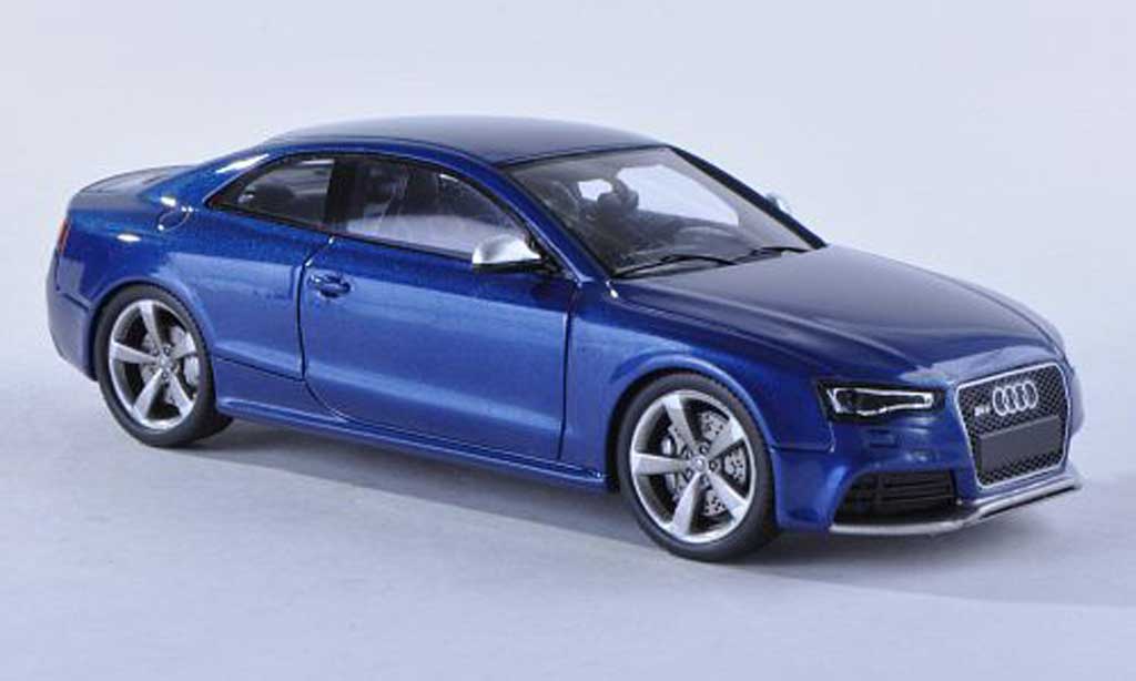 Audi RS5 1/43 Spark coupe blu 2012 modellino in miniatura