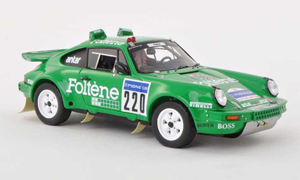 Porsche 930 1/43 Spark No.220 Rally Dakar 1988 J.Laffite modellino in miniatura