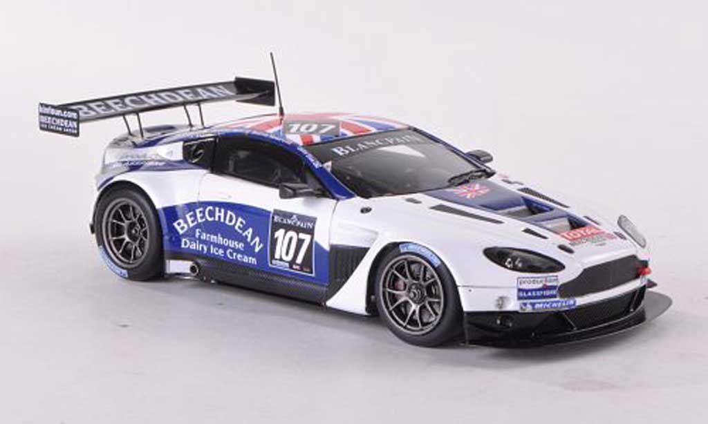 Aston Martin V12 Vantage 1/43 Spark Vantage No.107 Beechdean Motorsport 24h Spa 2012 A.Howard/J.Adam/P.Dryburgh/J.Gaw modellino in miniatura