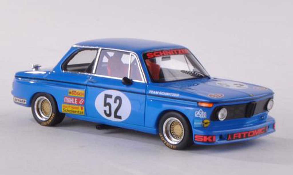 Bmw 2002 Tii 1/43 Spark Tii No.52 Atomic DRM 1974 W.May modellino in miniatura