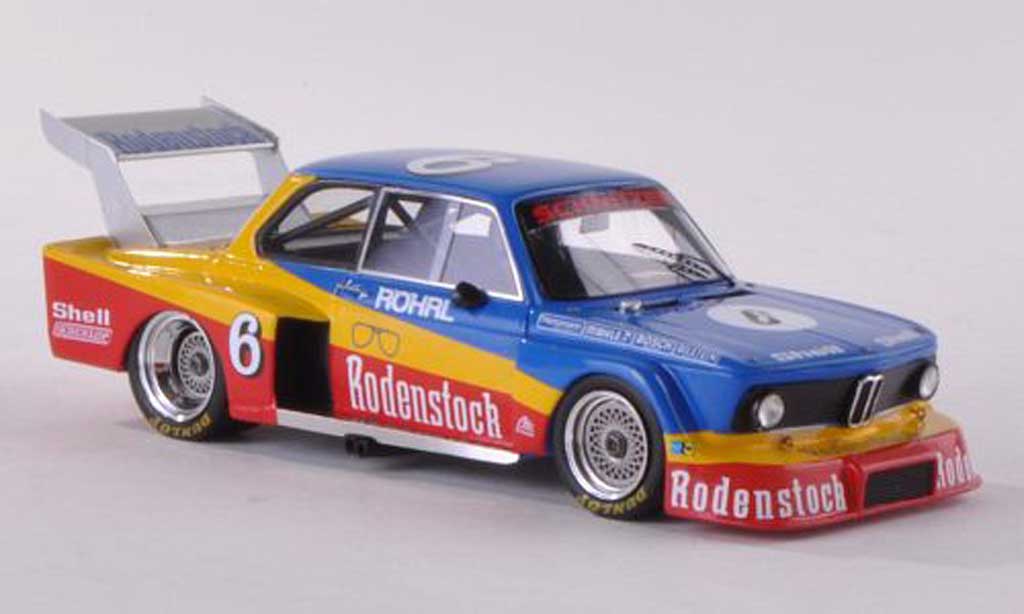 Bmw 2002 Turbo 1/18 Spark Turbo Gr.5 No.6 Rodenstock DRM Norisring 1977 W.Rohrl modellino in miniatura