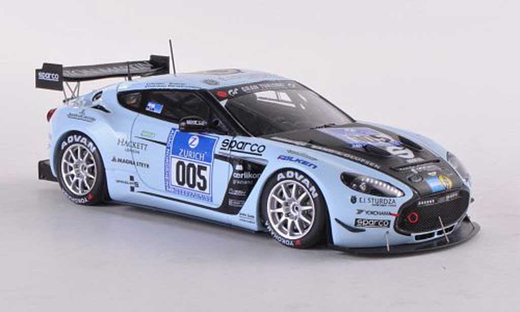 Aston Martin V12 Zagato 1/43 Spark Zagato No.005 24h Nurburgring 2012 U.Bez/C.Porritt/W.Schuhbauer/R.Meaden modellino in miniatura