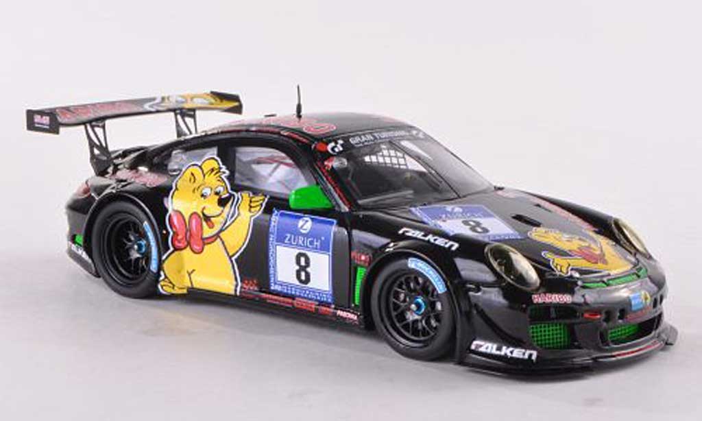 Porsche 997 GT3 1/43 Spark GT3 R 2012 No.8 Haribo Bale Motorsport 24h Nurburgring modellino in miniatura