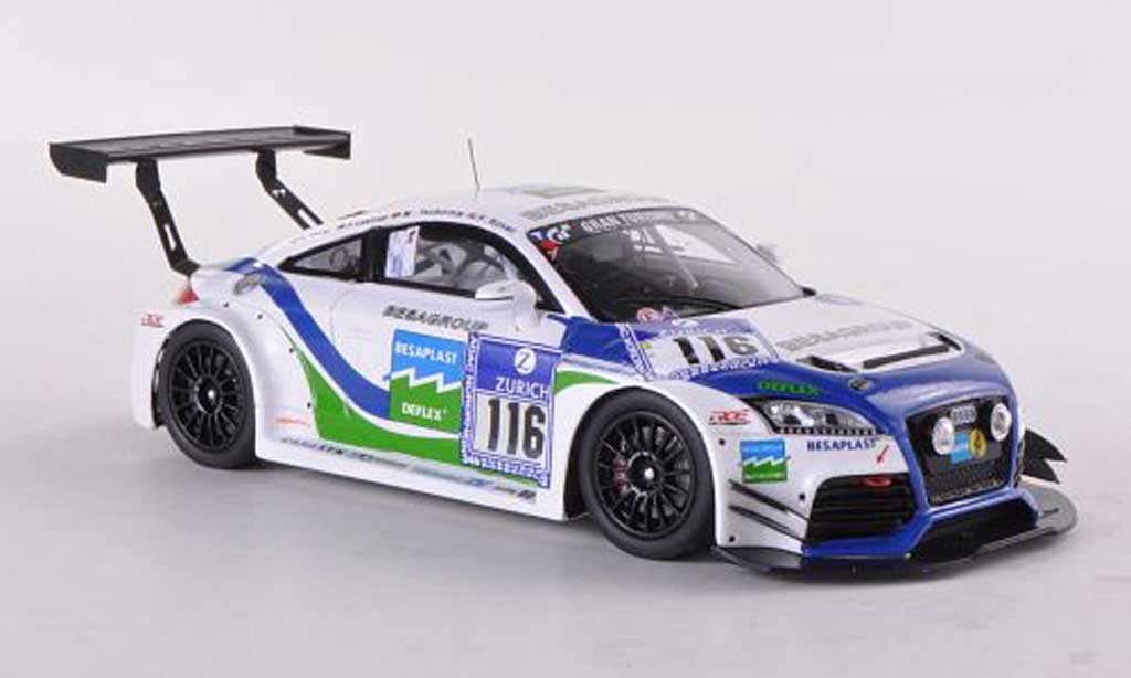 Audi TT RS 1/43 Spark RS No.116 Besaplast 24h Nurburgring 2012 F.Kovac/M.Tschornia/F.Lesturp/K.Thiim modellino in miniatura