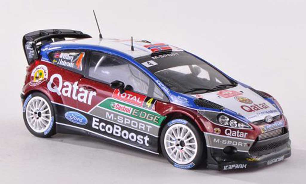 Ford Fiesta WRC 1/43 Spark WRC WRC No.4 M-Sport/Qatar Rally Monte Carlo 2013 M.Otsberg/J.Andersson modellino in miniatura