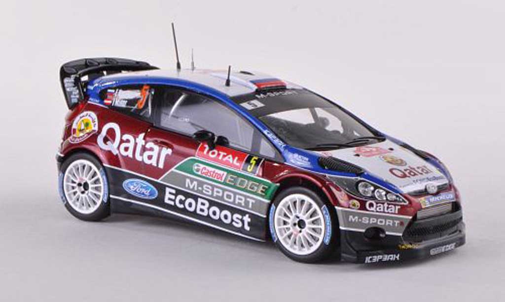 Ford Fiesta WRC 1/43 Spark WRC WRC No.5 Qatar Rally Monte Carlo 2013 E.Novikov/I.Minor modellino in miniatura