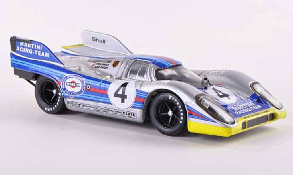 Porsche 917 1971 1/43 Brumm 1971 K No.4 Martini Racing Team 1000km Monza Marko/von Lennep modellino in miniatura