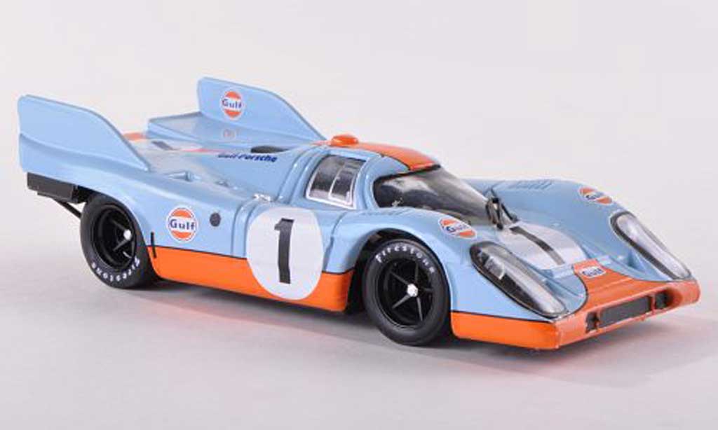 Porsche 917 1971 1/43 Brumm 1971 K No.1 Scuderia JWA-Gulf 1000km Monza Siffert/Bell modellino in miniatura