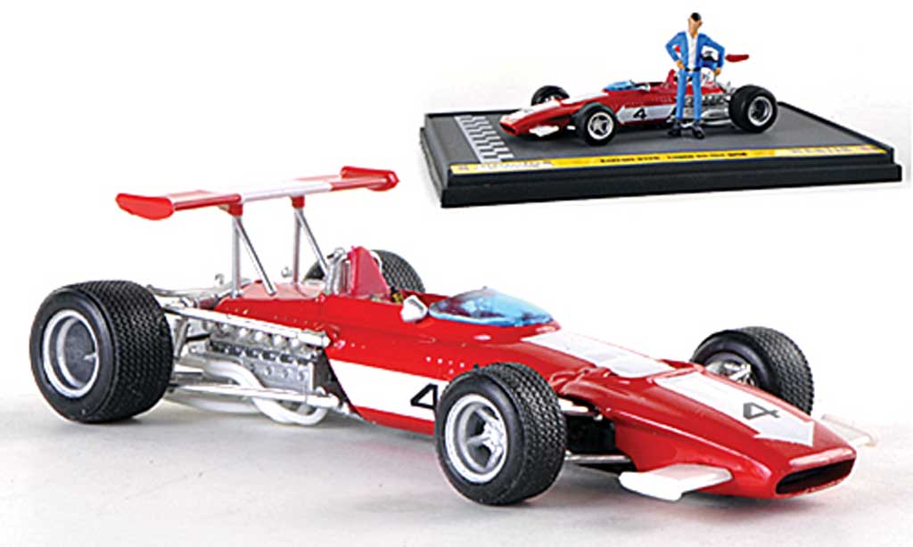 Ferrari 312 B 1/43 Brumm B No.4 Lupin on the grid 1970 modellino in miniatura