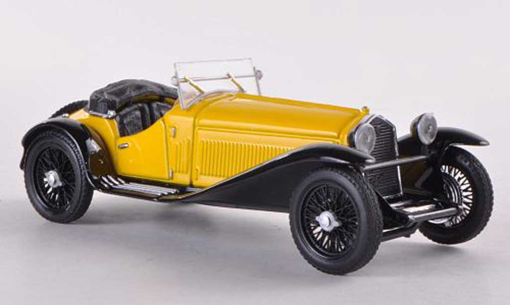 Alfa Romeo 1750 1/43 Brumm giallo Lupin shooting modellino in miniatura