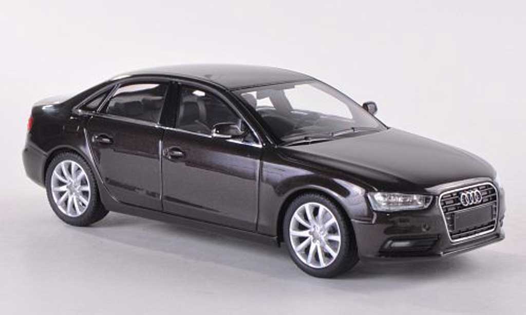 Audi A4 1/43 Minichamps marroneee 2011 modellino in miniatura
