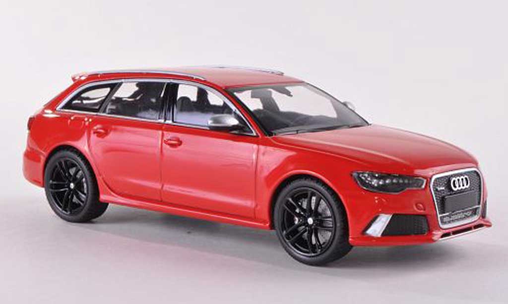 Audi RS6 1/43 Minichamps Avant rosso 2012 modellino in miniatura