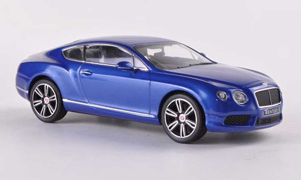Bentley Continental GT 1/43 Minichamps GT V8 blu LHD 2011 modellino in miniatura