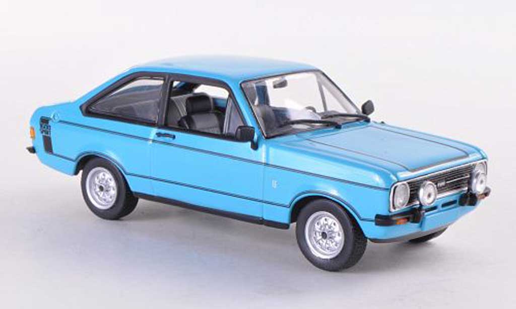 Ford Escort MK2 1/43 Minichamps MK2 1600 Sport blu 1975 modellino in miniatura
