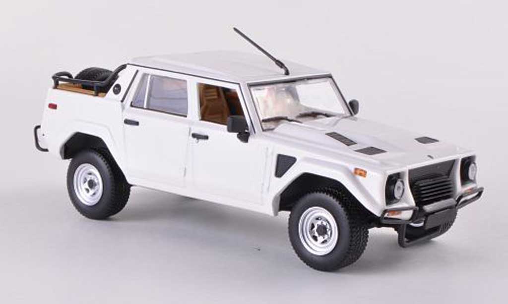 Lamborghini LM 2 1/43 Minichamps 2 bianco 1984 modellino in miniatura