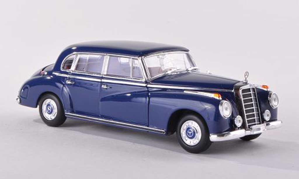 Mercedes 300 B 1/43 Minichamps B (W186 III) nero-blu 1955 modellino in miniatura