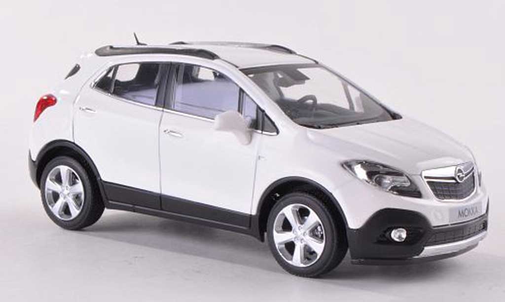 Opel Mokka 1/43 Minichamps bianco 2012 modellino in miniatura