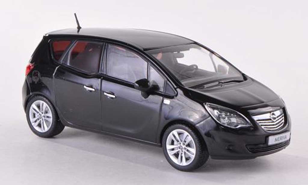 Opel Meriva 1/43 Minichamps B nero 2010 modellino in miniatura