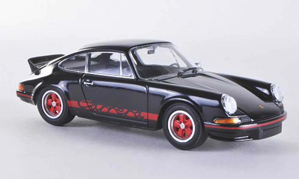 Porsche 911 RS 1/43 Minichamps RS Carrera 2.7 nero mit rossoen Streifen und Felgen 1972porsche_ porsche__rs modellino in miniatura