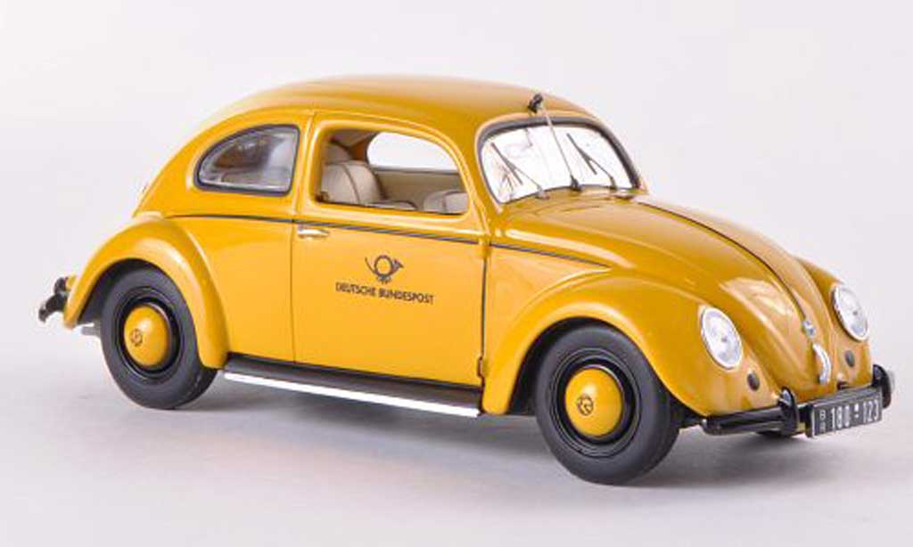 Volkswagen Kafer 1/43 Minichamps kafer 1200 Export Deutsche Bundespost 1951 modellino in miniatura