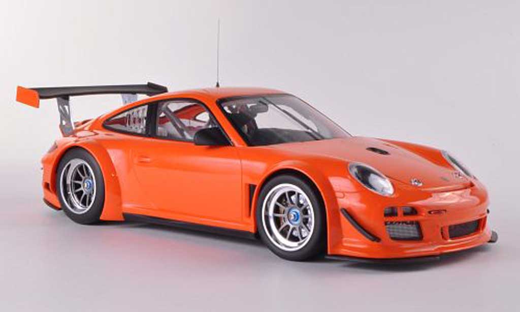 Porsche 997 GT3 1/18 Minichamps GT3 R 2010 orange Plain Body modellino in miniatura