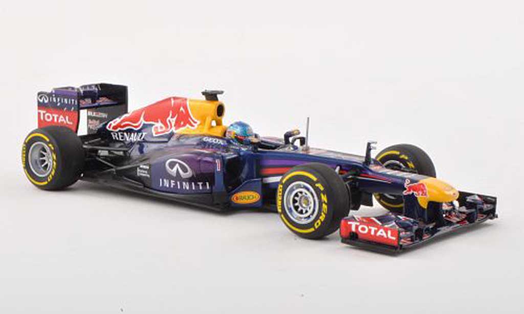 Red Bull F1 2013 1/43 Minichamps 2013 Racing No.1 Infinity S.Vettel Showcar modellino in miniatura