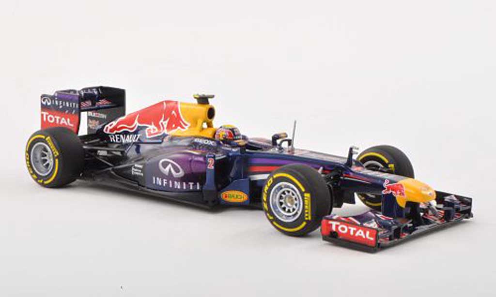 Red Bull F1 2013 1/43 Minichamps 2013 Racing No.2 Infinity M.Webber Showcar modellino in miniatura