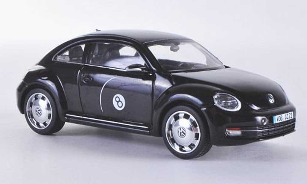Volkswagen Beetle 1/43 Schuco nero Eightball 2011 modellino in miniatura