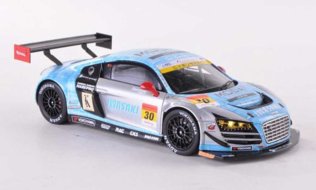 Audi R8 LMS 1/43 Ebbro LMS No.30 Iwasaki Moda Kuroco apr Silverstone Racing Super GT300 2012 Y.Iwasaki/Y.Sakamoto modellino in miniatura