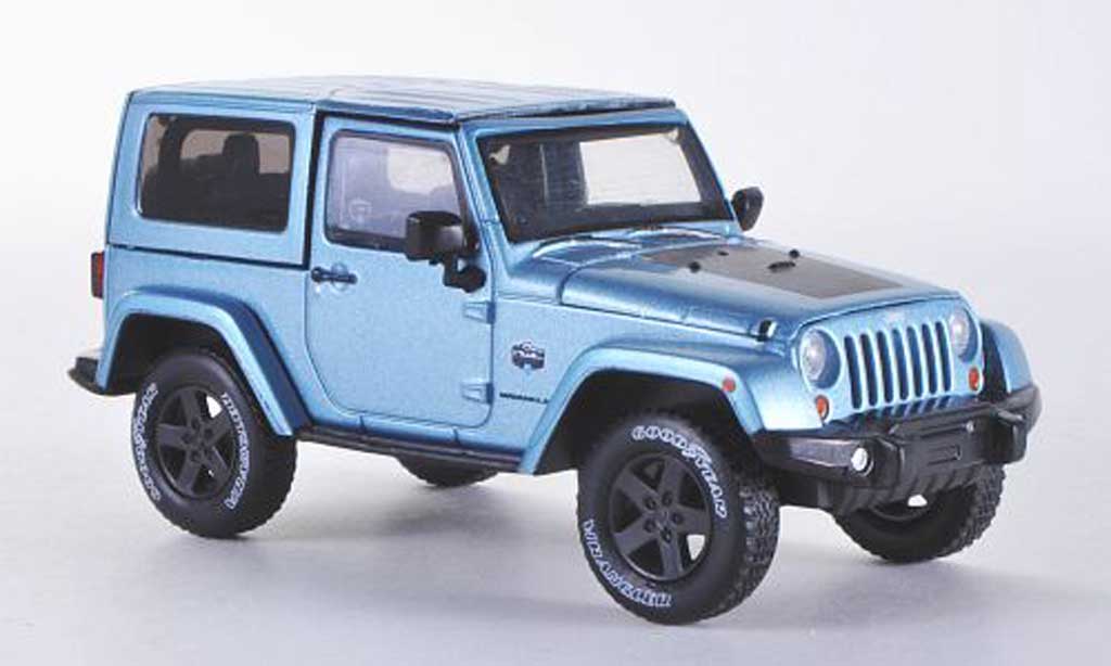 Jeep Wrangler 1/43 Greenlight Arctic Special Hardtopblu 2012 modellino in miniatura