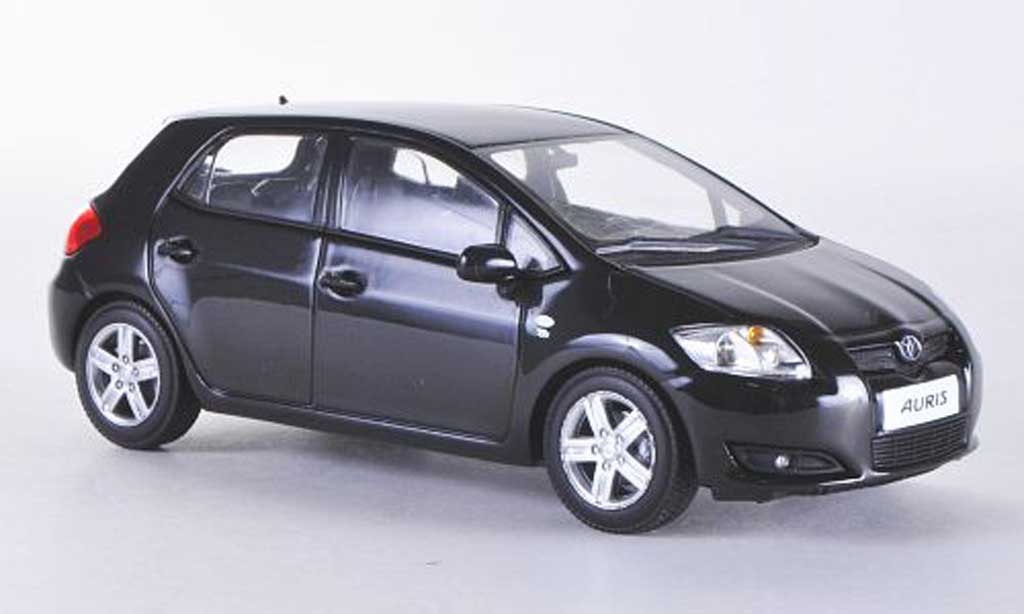 Toyota Auris 1/43 Minichamps nero 5-Turer 2007 modellino in miniatura