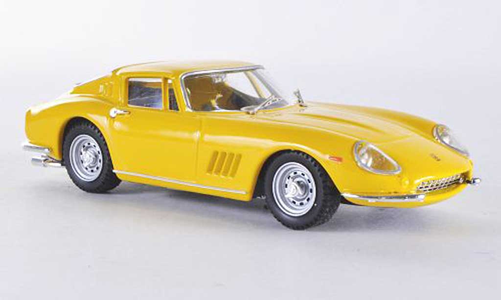 Ferrari 275 1/43 Best Coupe giallo GTB/4 modellino in miniatura