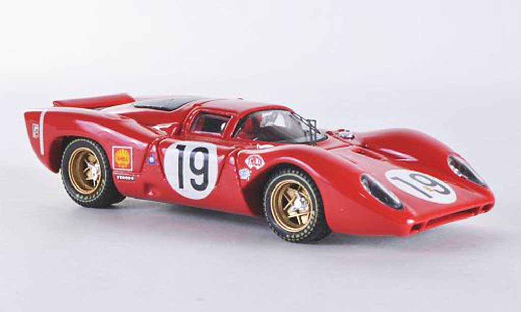 Ferrari 312 P 1/43 Best P Le Mans No.19 1969 Amon/Schetty modellino in miniatura
