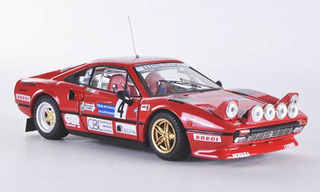 Ferrari 308 GTB 1/43 Best GTB Rally del Carso No.4 1983 Cuccirelli/Muttini modellino in miniatura