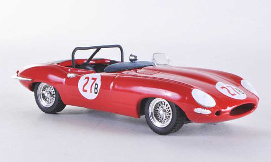 Jaguar E-Type 1961 1/43 Best 1961 E Spyder Riverside No.27B Krause modellino in miniatura