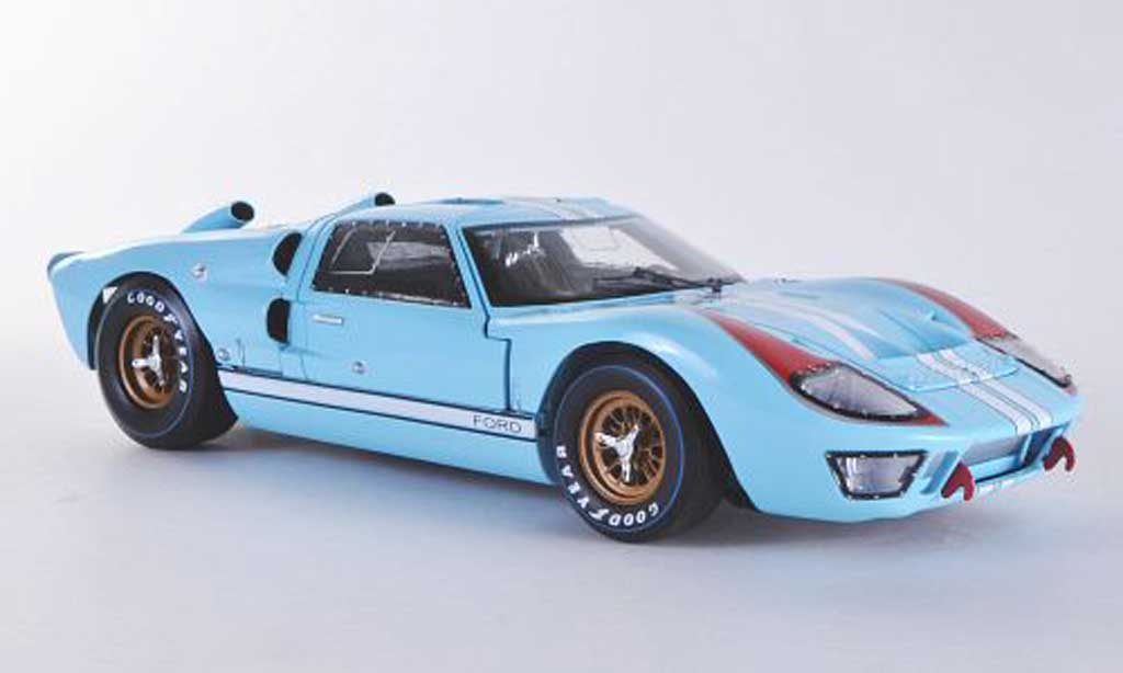 Ford GT40 1/18 Shelby Collectibles GT 40 MK IIblu mit biancoen Streifen 1966 modellino in miniatura