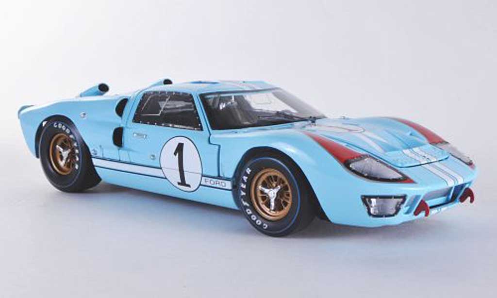 Ford GT40 1/18 Shelby Collectibles GT 40 MK II No.1 K.Miles/D.Hulme Team shelby America 1966 modellino in miniatura