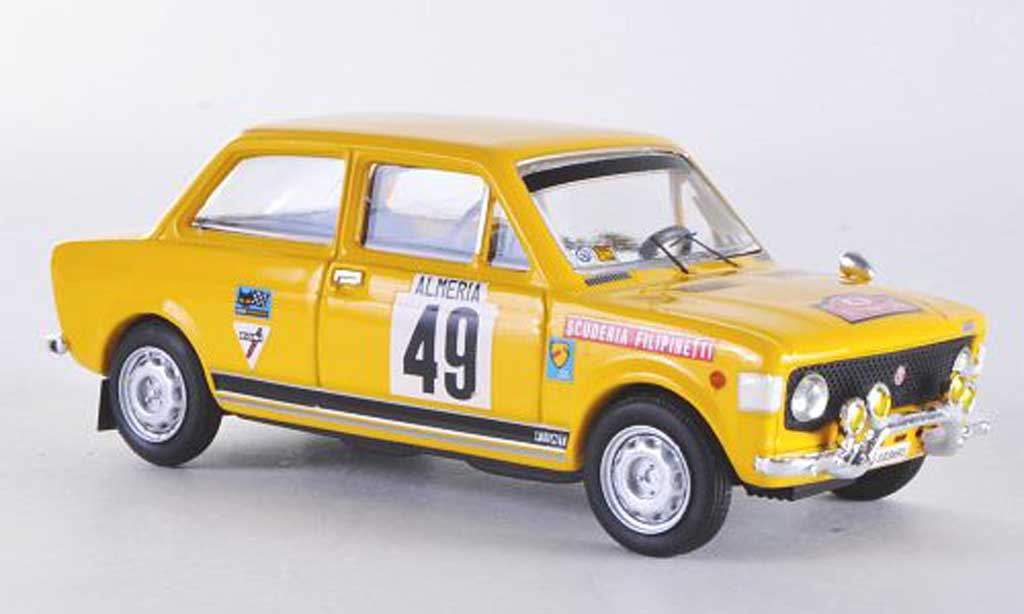 Fiat 128 1/43 Rio Rally Gr1 Montecarlo No.49 1972 Lier/Frattini modellino in miniatura