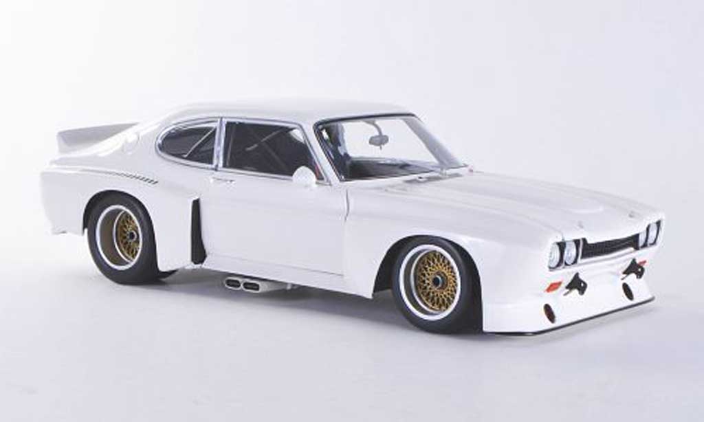 Ford Capri 1974 1/18 Minichamps 1974 MkI 3100 bianco Plain Body Version modellino in miniatura
