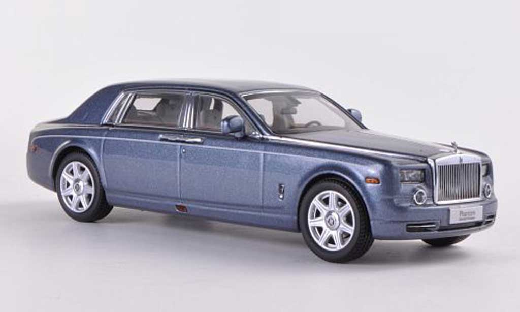 Rolls Royce Phantom 1/43 Kyosho EWB blu grigio modellino in miniatura